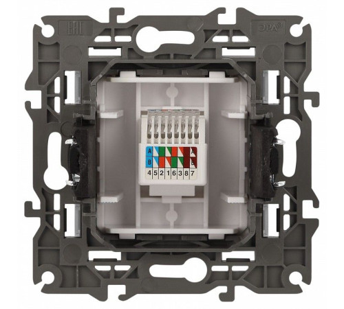 Розетка Ethernet RJ-45 без рамки Эра Эра Elegance 14-3107-16