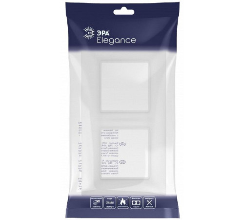 Рамка на 2 поста Эра Эра Elegance 14-5002-01М