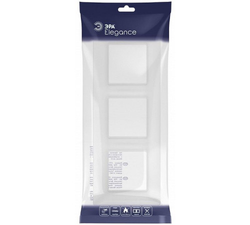 Рамка на 3 поста Эра Эра Elegance 14-5003-01М