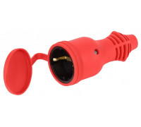 Розетка с заземлением Эра  RX11-R-IP44