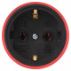 Розетка с заземлением Эра RX11-R-IP44