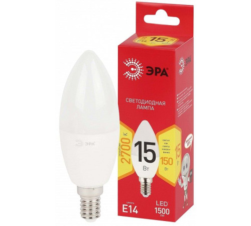 Лампа светодиодная Эра LED B35-15W-827-E14 R