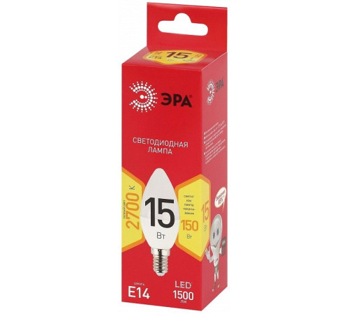 Лампа светодиодная Эра LED B35-15W-827-E14 R