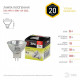 Лампа галогеновая Эра GU4-MR11-20W-12V-30CL