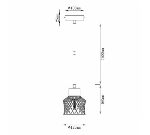 Подвесной светильник Escada Averio 10174/1S Black