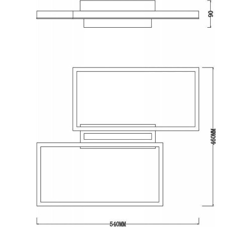 Накладной светильник Escada Scales 10209/2LED White