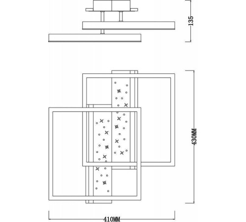 Накладной светильник Escada Stellar 10215/2LED