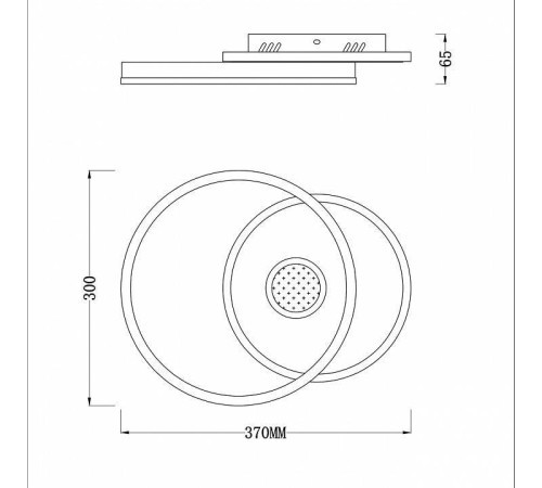 Накладной светильник Escada Arctic 10234/1LED BL