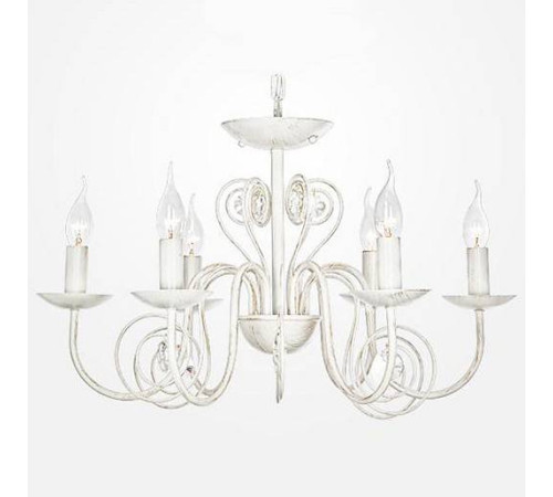 Подвесная люстра Eurosvet Tomas 60018/6 белый с золотом