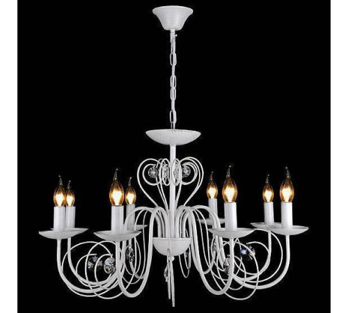 Подвесная люстра Eurosvet Tomas 60018/8 белый с золотом