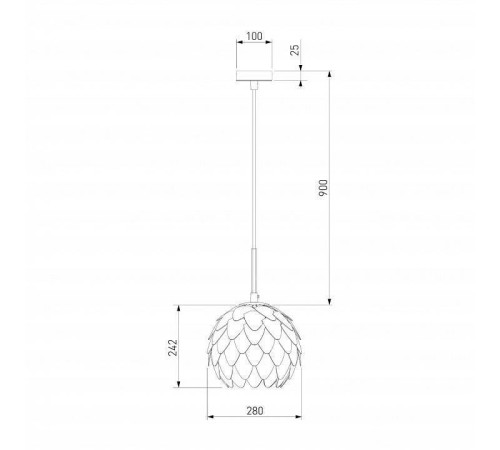 Подвесной светильник Eurosvet Cedro 304/1