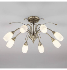 Люстра на штанге Eurosvet Ginevra 30280/8 античная бронза