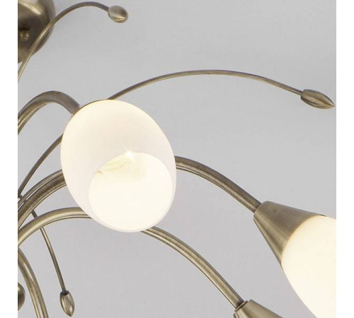 Люстра на штанге Eurosvet Ginevra 30280/8 античная бронза