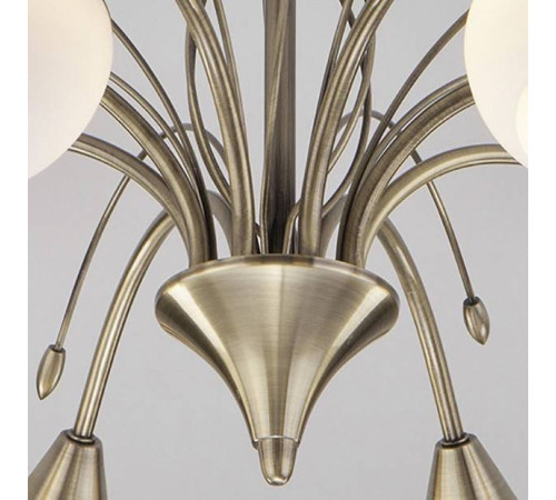 Люстра на штанге Eurosvet Ginevra 30280/8 античная бронза