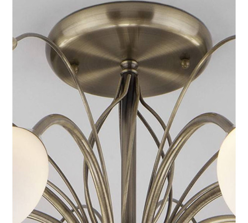 Люстра на штанге Eurosvet Ginevra 30280/8 античная бронза