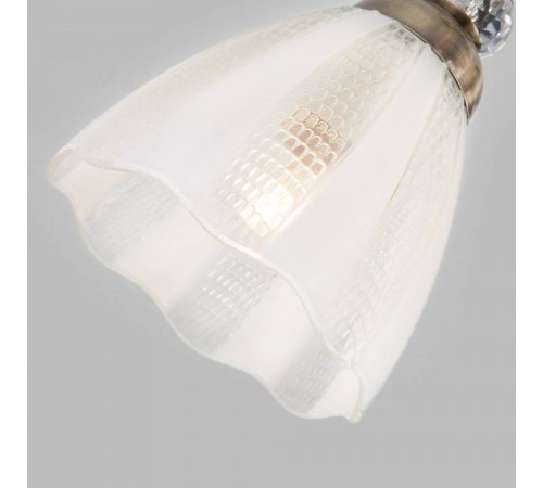 Люстра на штанге Eurosvet Floranse античная бронза 30155/5