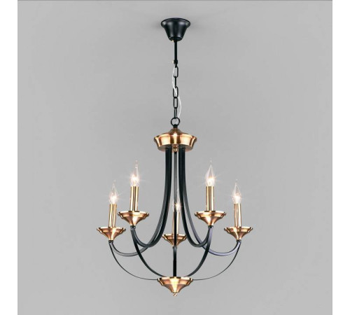 Подвесная люстра Eurosvet Lazzaro 60098/5 черный