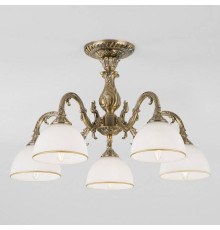 Люстра на штанге Eurosvet Caldera 60106/5 античная бронза