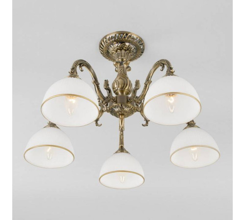 Люстра на штанге Eurosvet Caldera 60106/5 античная бронза