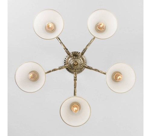 Люстра на штанге Eurosvet Caldera 60106/5 античная бронза