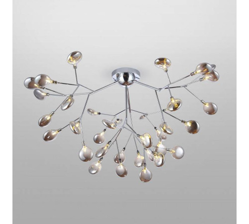 Потолочная люстра Bogate's Lamella 556 хром / дымчатый