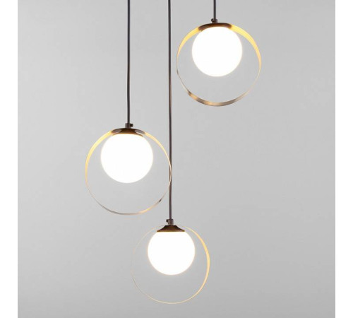 Подвесной светильник Eurosvet Dublin 50205/3 черный/бронза