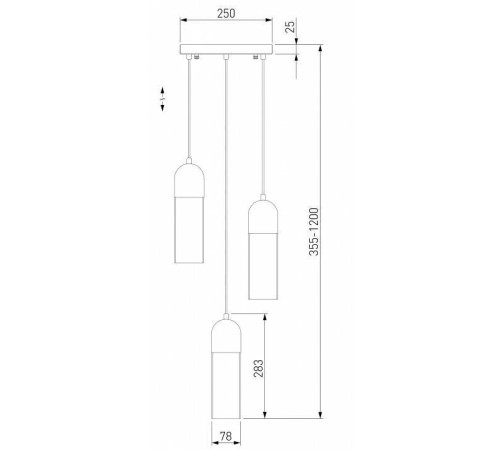Подвесной светильник Eurosvet Airon 50180/3