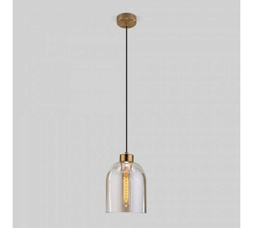 Подвесной светильник Eurosvet Tandem 50119/1 латунь