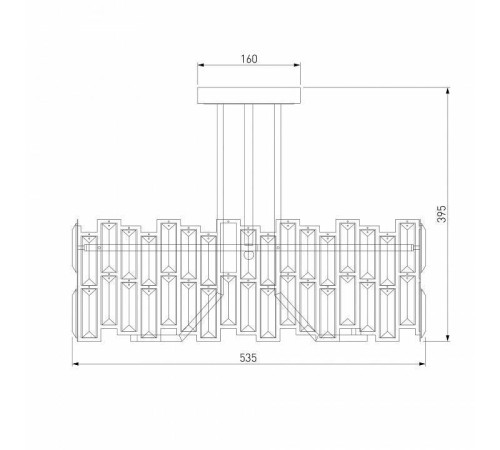 Светильник на штанге Bogate's Zolletta 339/5 Strotskis Smart
