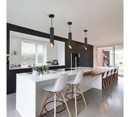 Подвесной светильник Eurosvet 7011, 7005 7011 MR16 BK/GD черный/золото