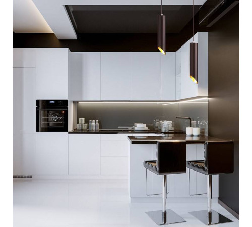 Подвесной светильник Eurosvet 7011, 7005 7011 MR16 BK/GD черный/золото