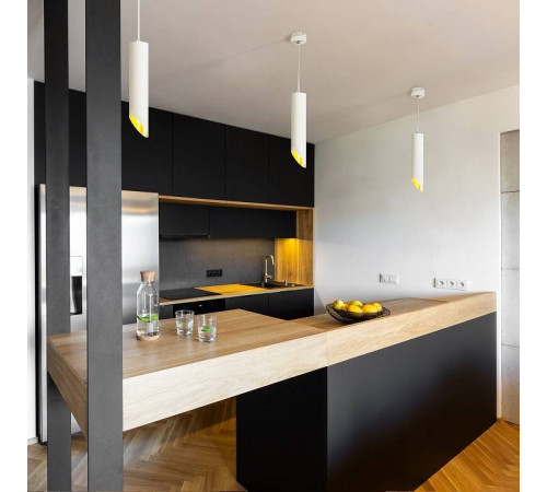 Подвесной светильник Eurosvet 7011, 7005 7011 MR16 WH/GD белый/золото