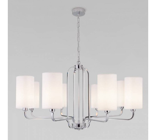 Подвесная люстра Eurosvet Purezza 60128/8 хром 60128/8