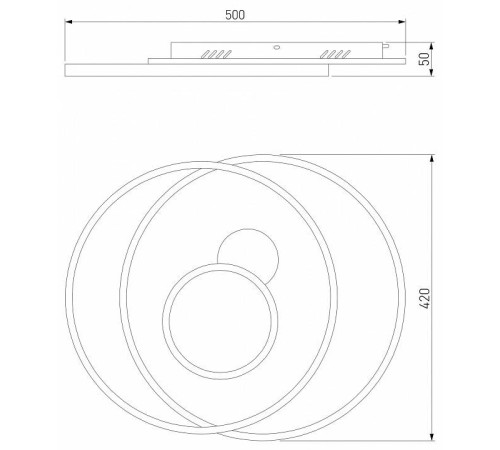 Накладной светильник Eurosvet Caroline 90256/1 белый
