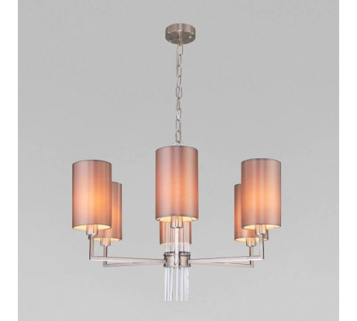 Подвесная люстра Eurosvet Soffio 60134/6 никель