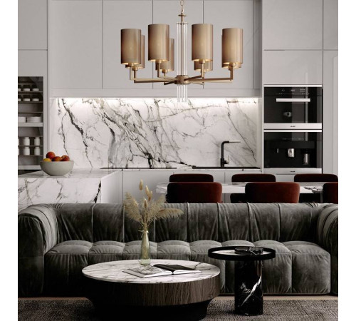 Подвесная люстра Eurosvet Soffio 60134/6 никель