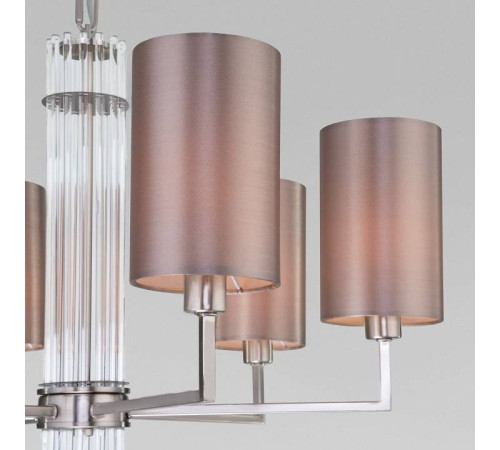 Подвесная люстра Eurosvet Soffio 60134/6 никель