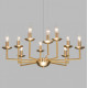 Подвесная люстра Eurosvet Cariso латунь 60150/10