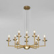 Подвесная люстра Eurosvet Cariso латунь 60150/10
