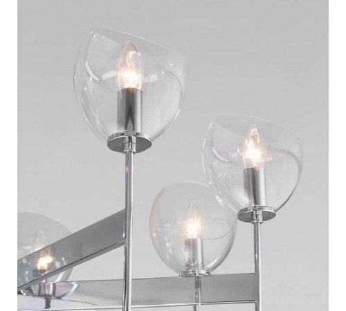 Люстра на штанге Eurosvet Arrista 60130/8 хром Smart 60130/8