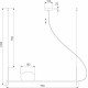 Подвесной светильник Eurosvet Stair черный 70145/1