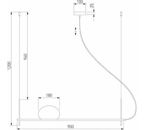 Подвесной светильник Eurosvet Stair 70145/1 белый
