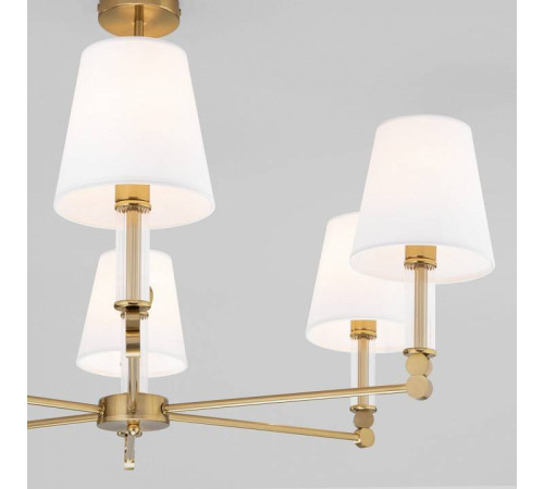 Люстра на штанге Eurosvet Conso 60145/6 латунь