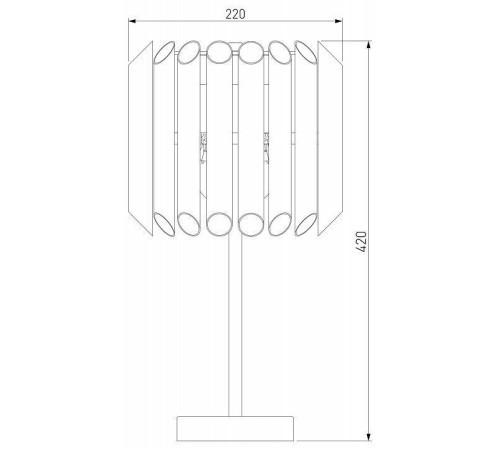 Настольная лампа декоративная Bogate's Castellie a063431