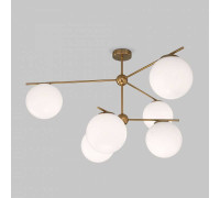 Люстра на штанге Eurosvet Marbella 60147/6 латунь