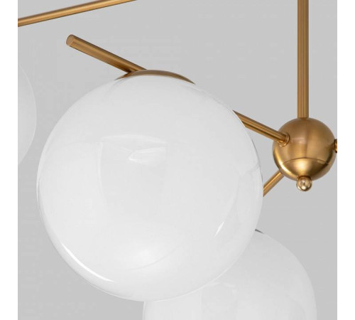 Люстра на штанге Eurosvet Marbella 60147/6 латунь