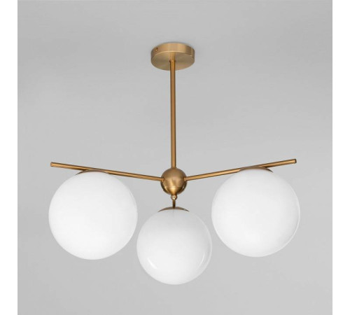 Люстра на штанге Eurosvet Marbella 60147/3 латунь