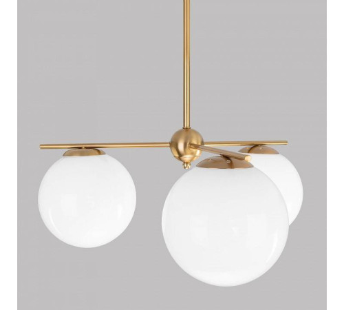 Люстра на штанге Eurosvet Marbella 60147/3 латунь