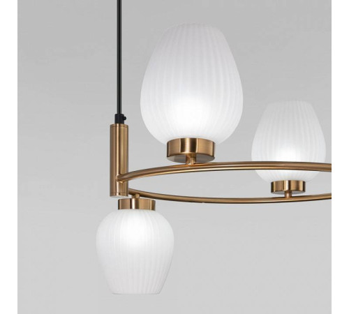 Подвесная люстра Eurosvet Alva 30183/4 латунь