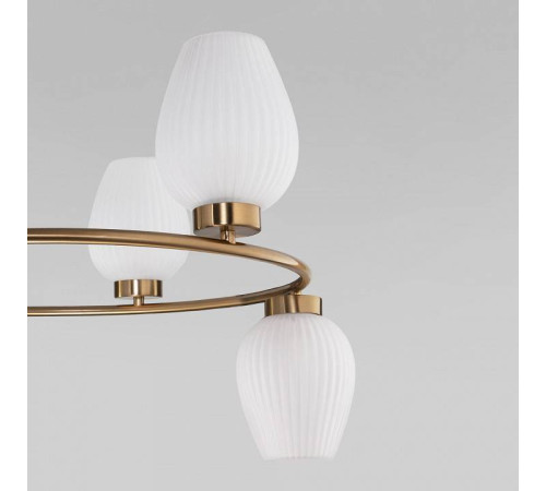 Подвесная люстра Eurosvet Alva 30183/6 латунь